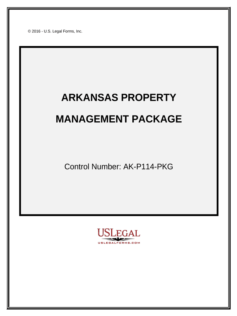 Arkansas Property Management Package - Arkansas Preview on Page 1