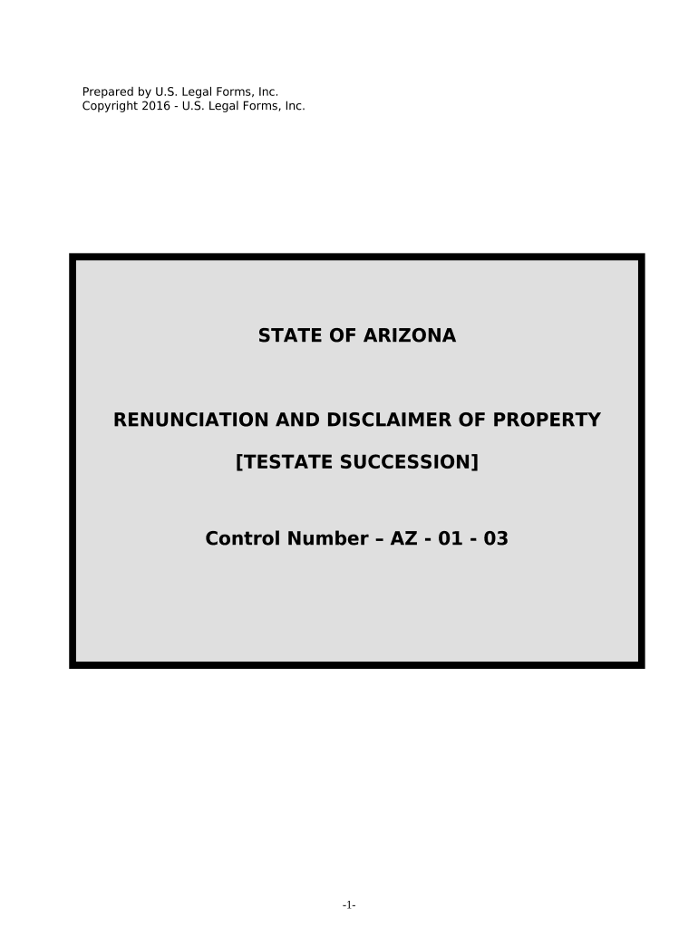 disclaimer deed arizona Preview on Page 1