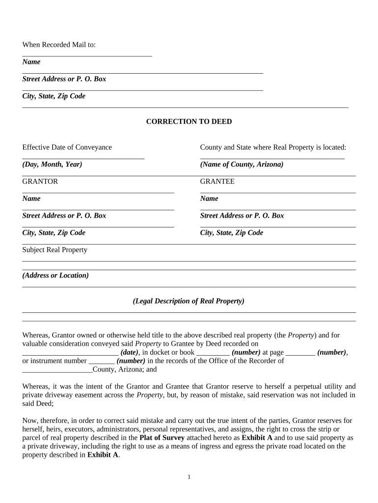 arizona easement Preview on Page 1