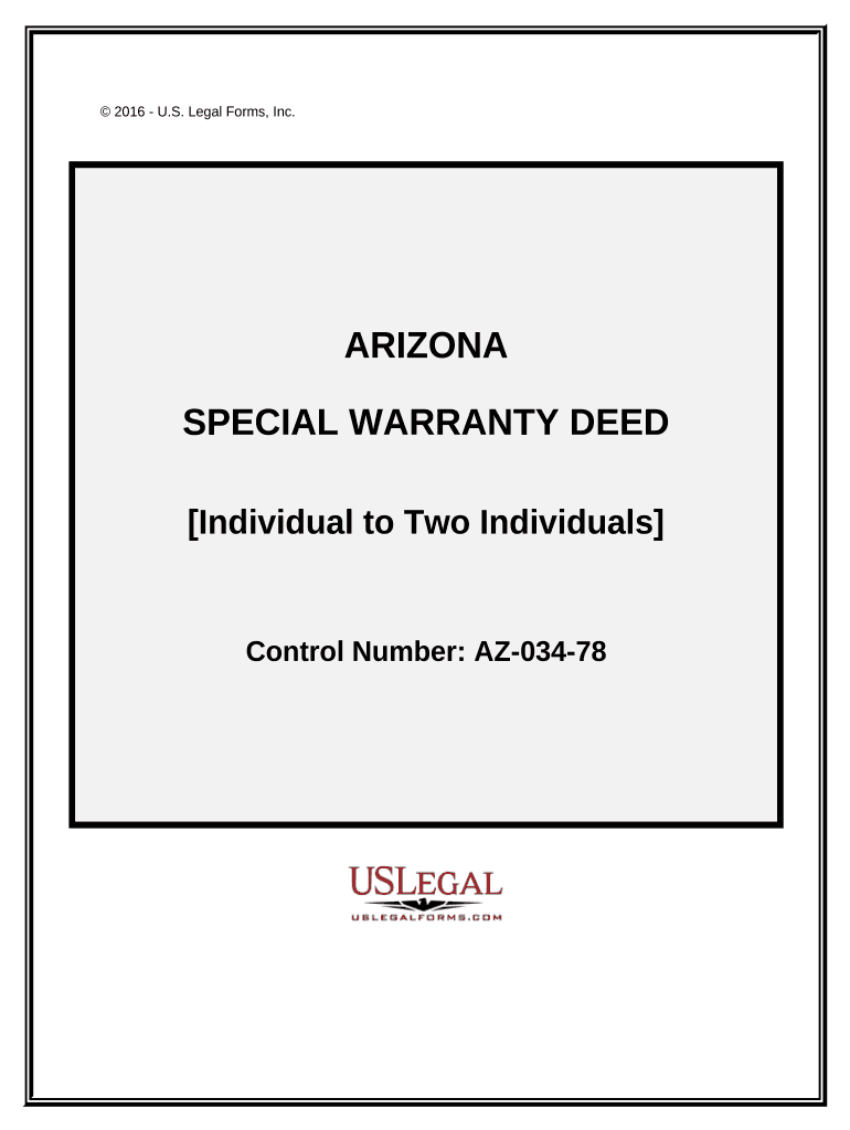 Az special warranty deed Fill out & sign online DocHub