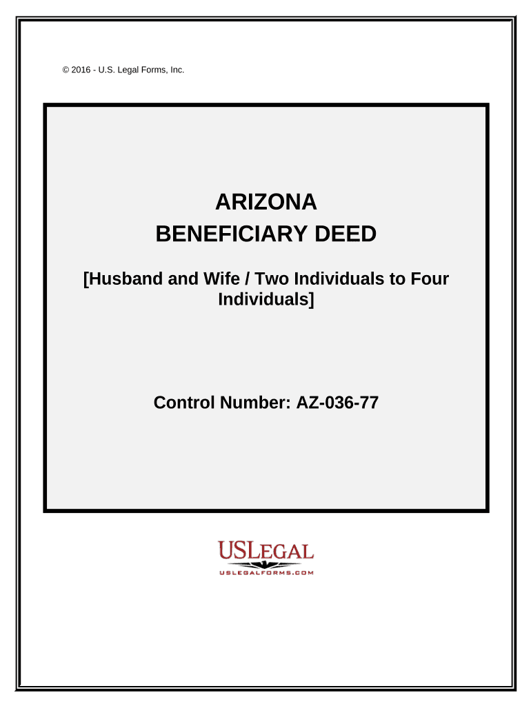 free printable beneficiary deed form arizona Preview on Page 1