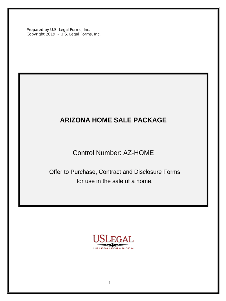 Real Estate Home Sales Package with Offer to Purchase, Contract of Sale