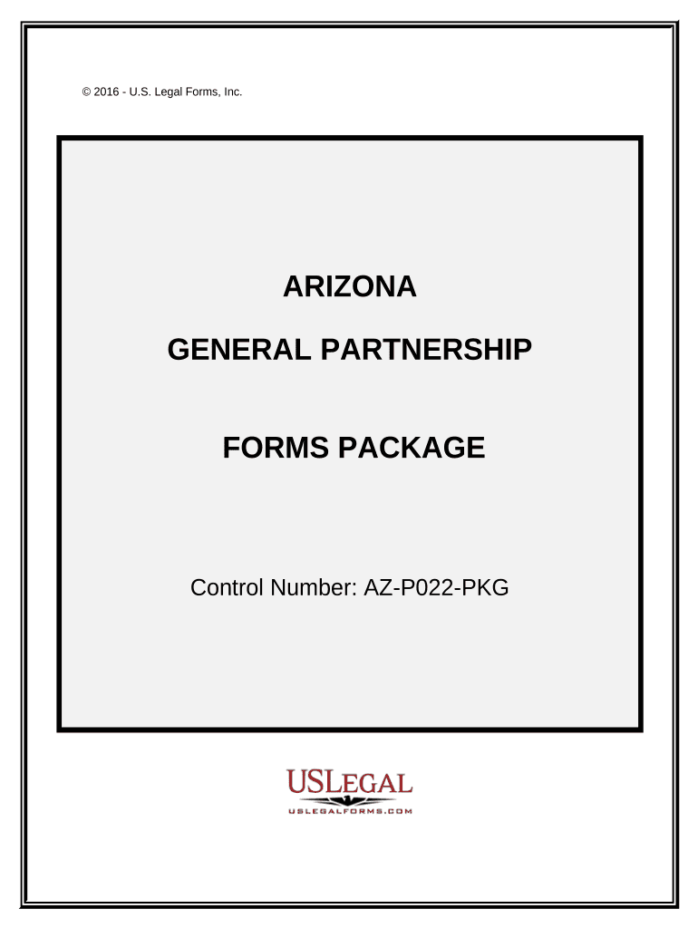 General Partnership Package - Arizona Preview on Page 1