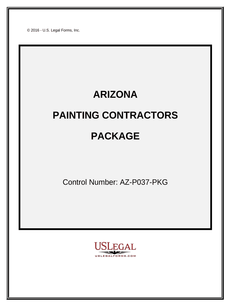 Painting Contractor Package - Arizona Preview on Page 1