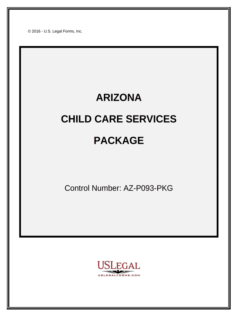 Child Care Services Package - Arizona Preview on Page 1