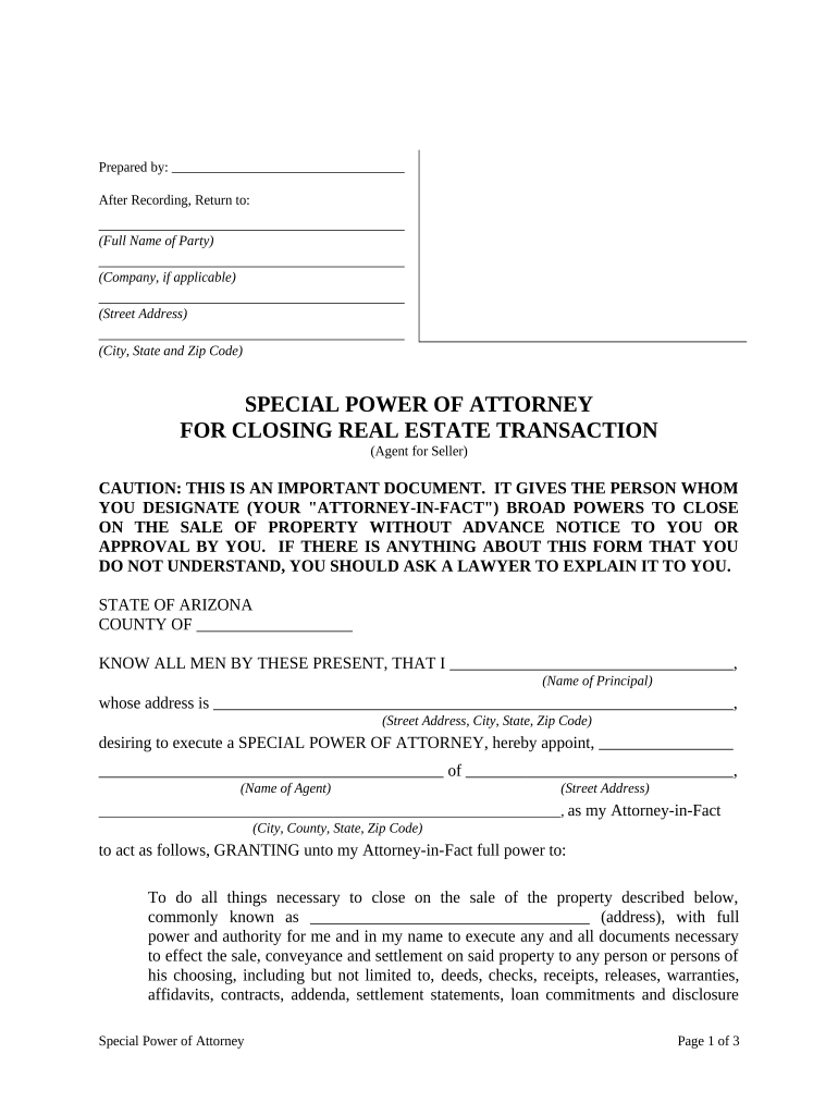 can a power of attorney sell a house Preview on Page 1