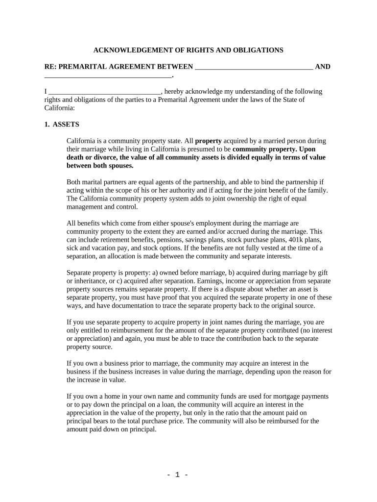 california prenuptial agreement checklist Preview on Page 1