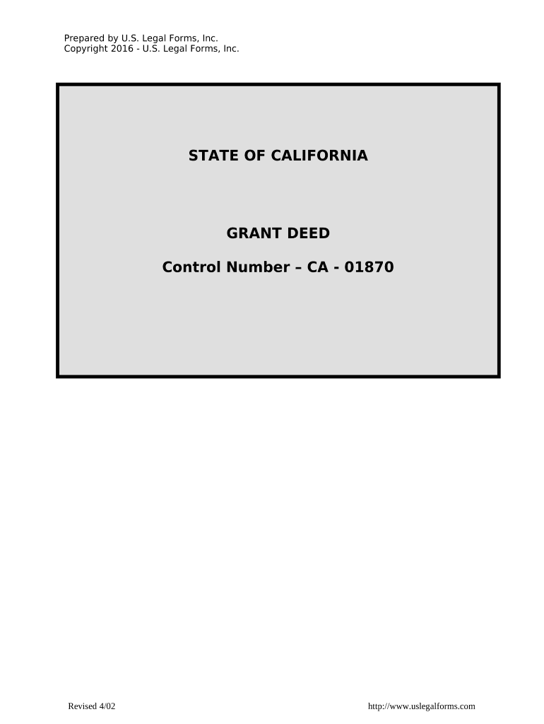 grant deed california Preview on Page 1