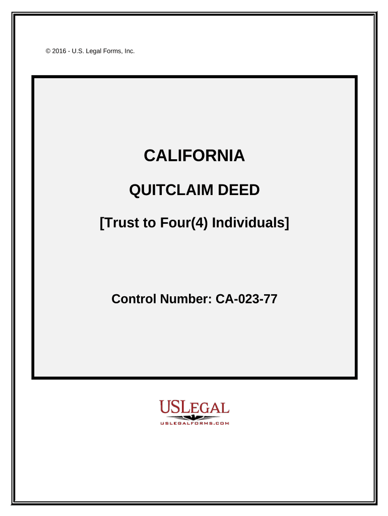 quitclaim deed Preview on Page 1.