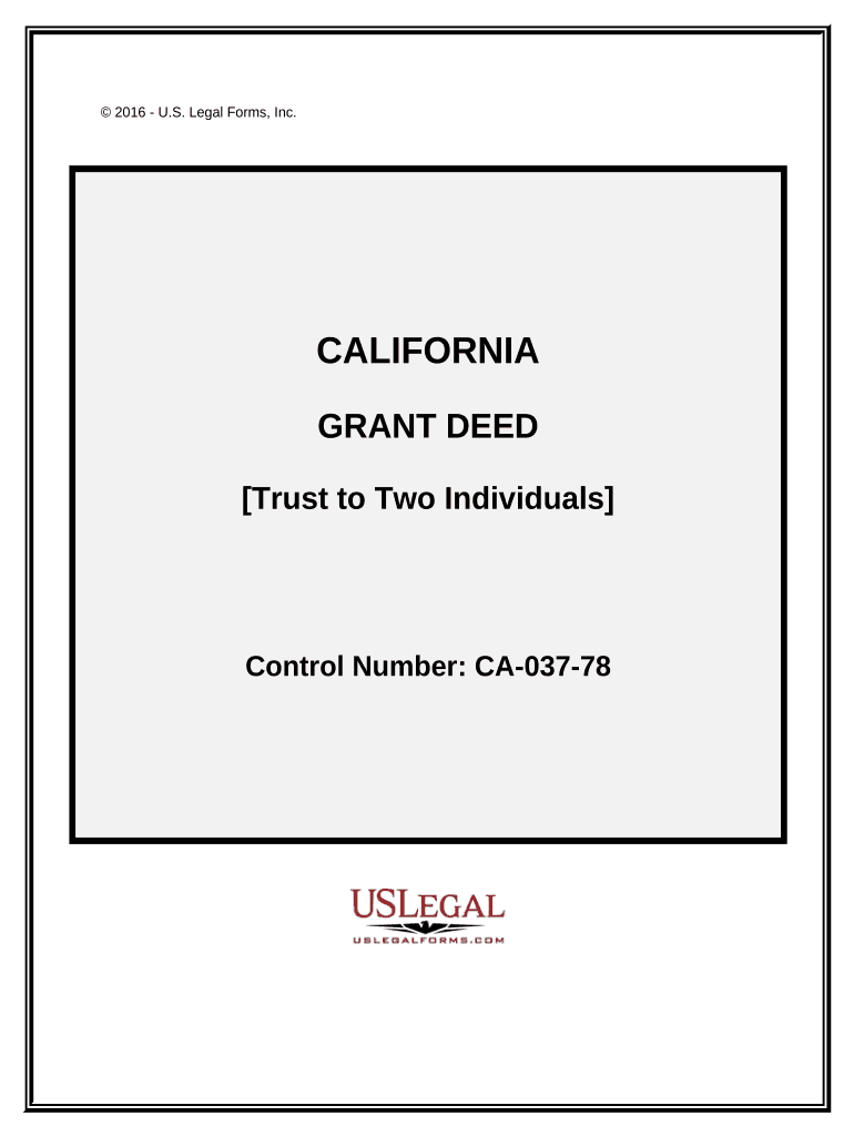 california grant deed trust transfer Preview on Page 1