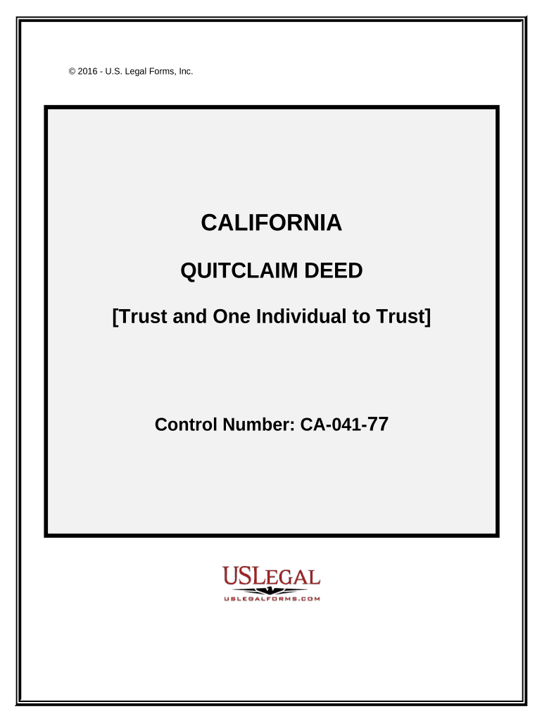 quitclaim deed from Preview on Page 1.