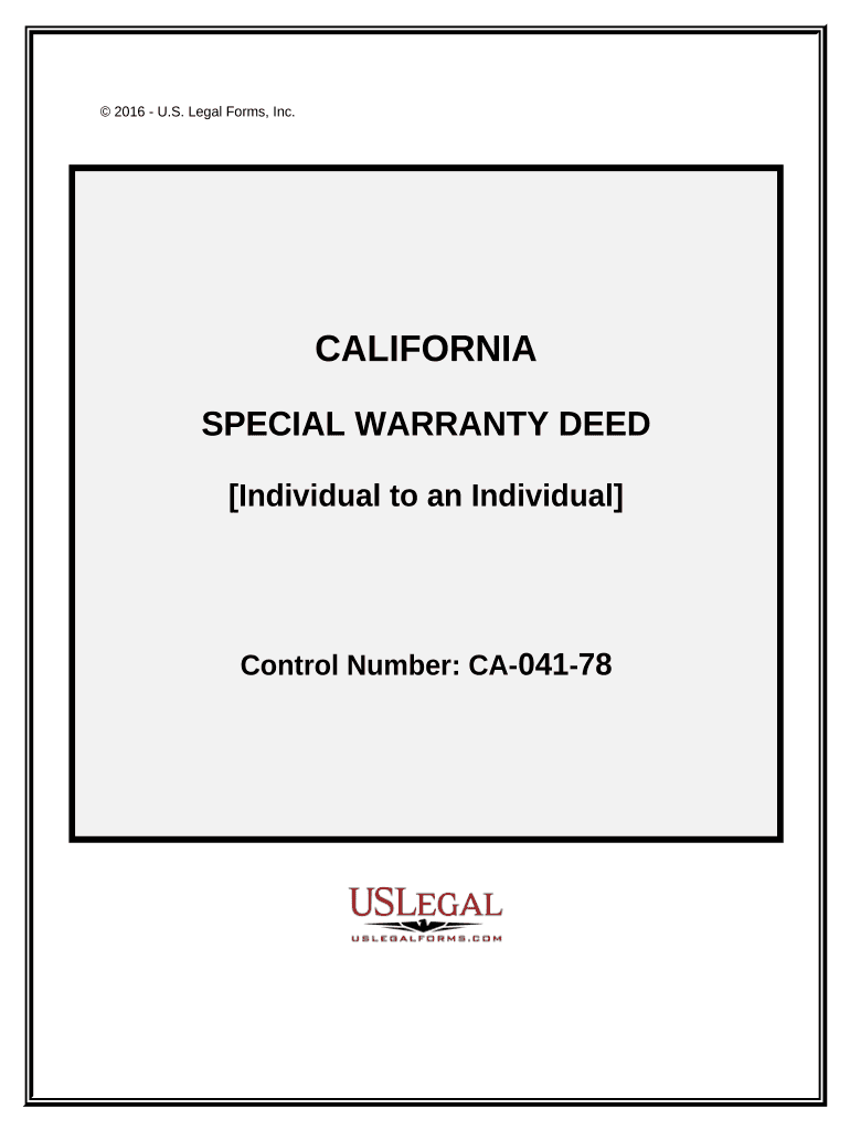 California special warranty deed Fill out & sign online DocHub