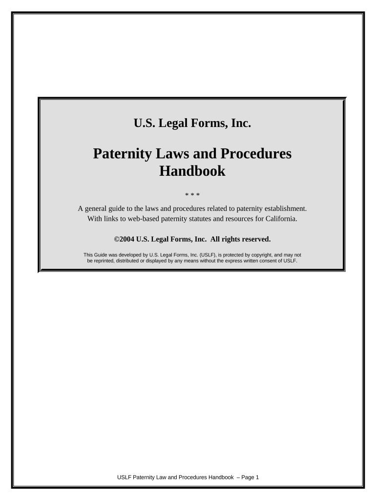 ca paternity Preview on Page 1