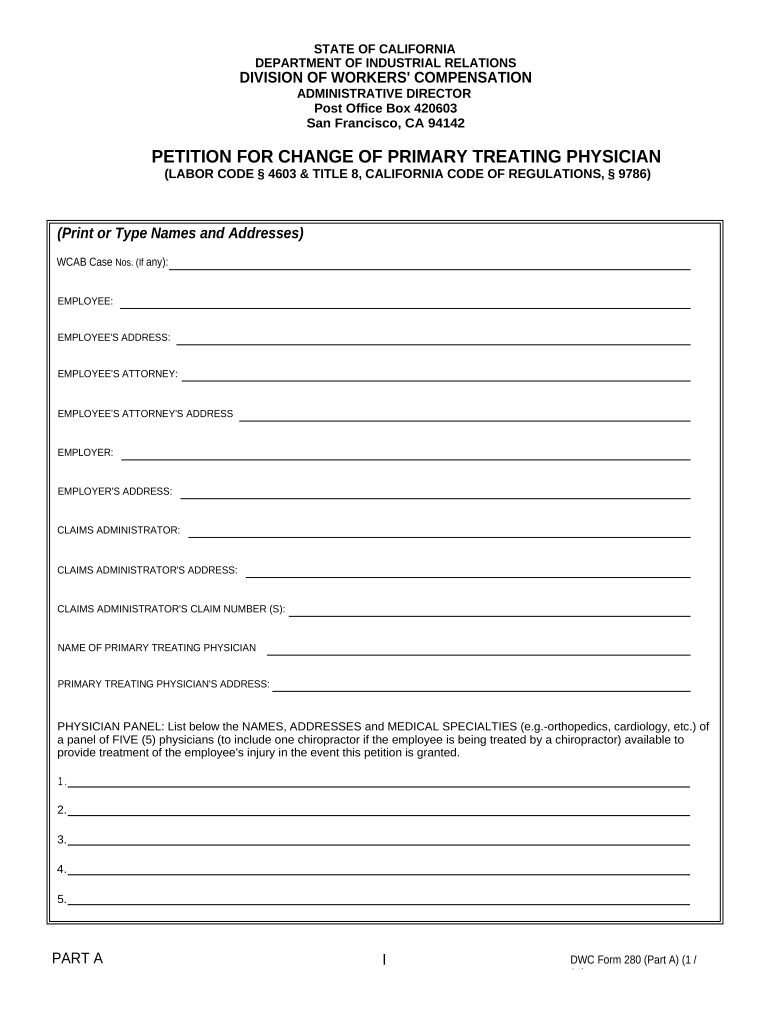 california petition change Preview on Page 1