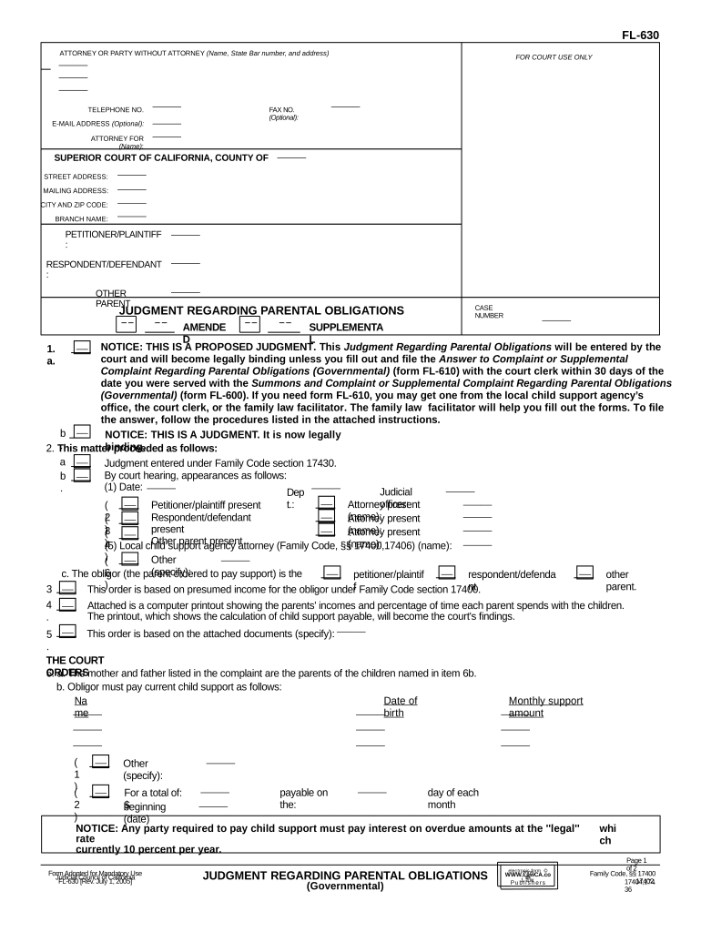 parental obligations Preview on Page 1.