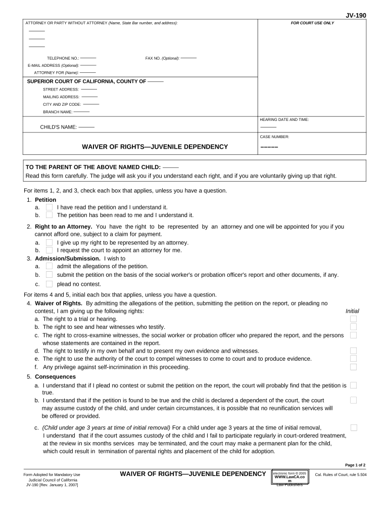 waiver rights Preview on Page 1