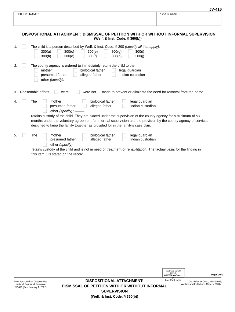 ca dismissal Preview on Page 1