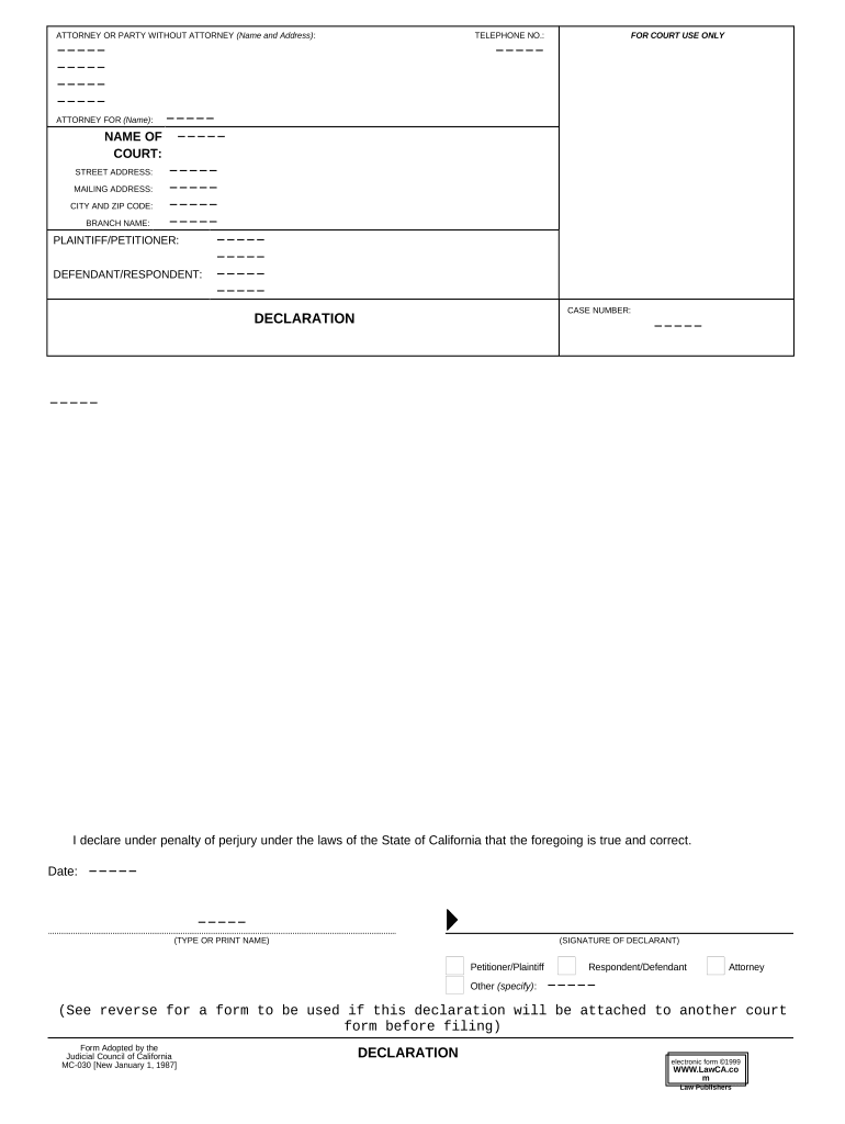 Form Mc 030 Printable Printable World Holiday
