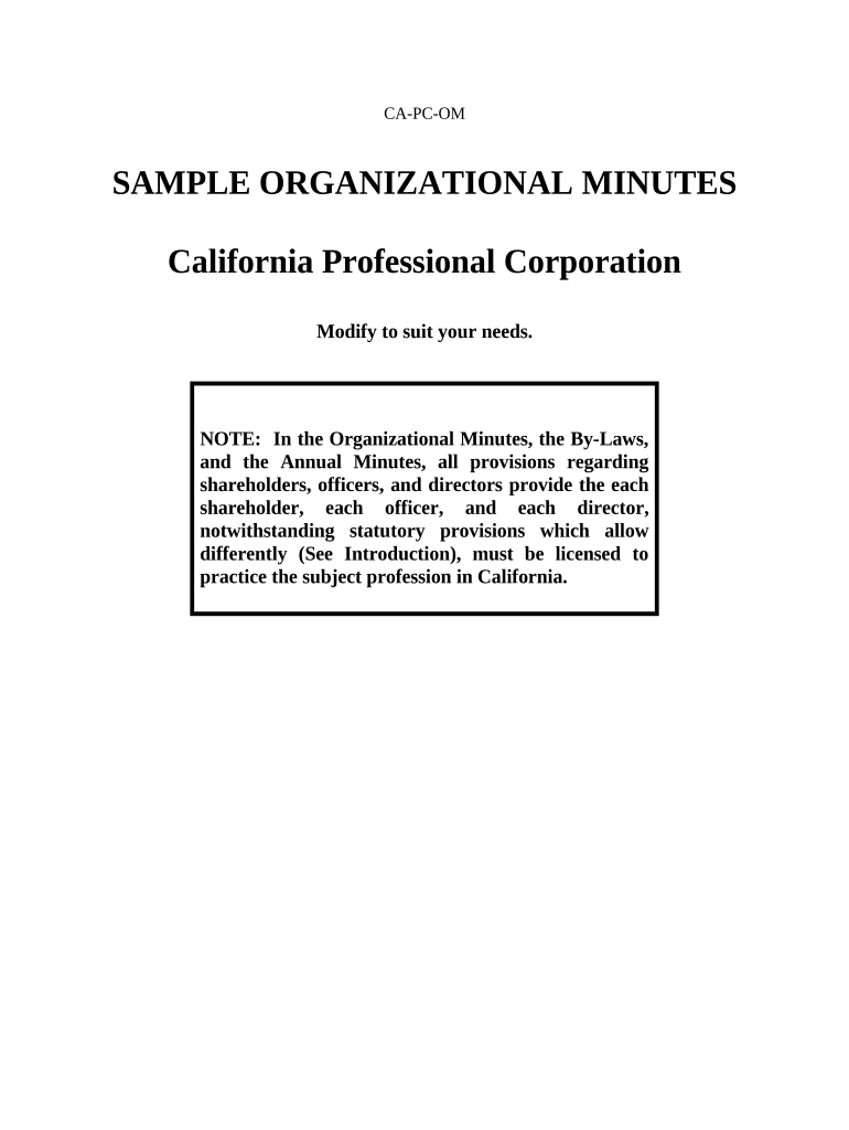 california minutes Preview on Page 1