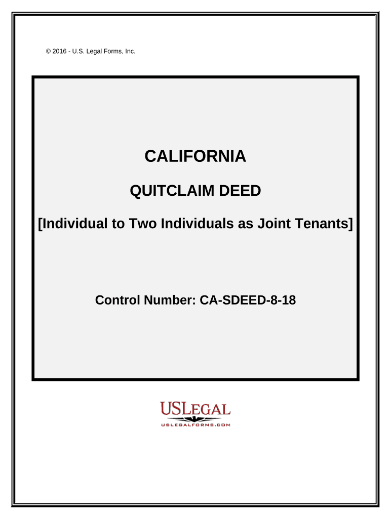 ca quitclaim deed Preview on Page 1