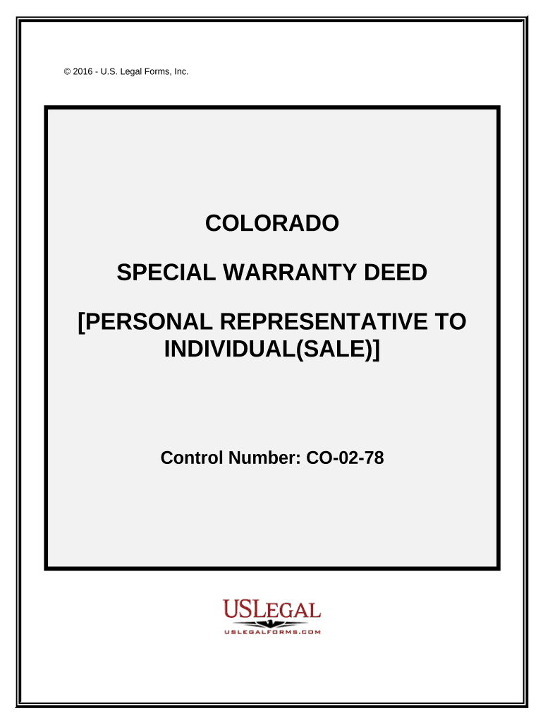 special warranty deed colorado Preview on Page 1