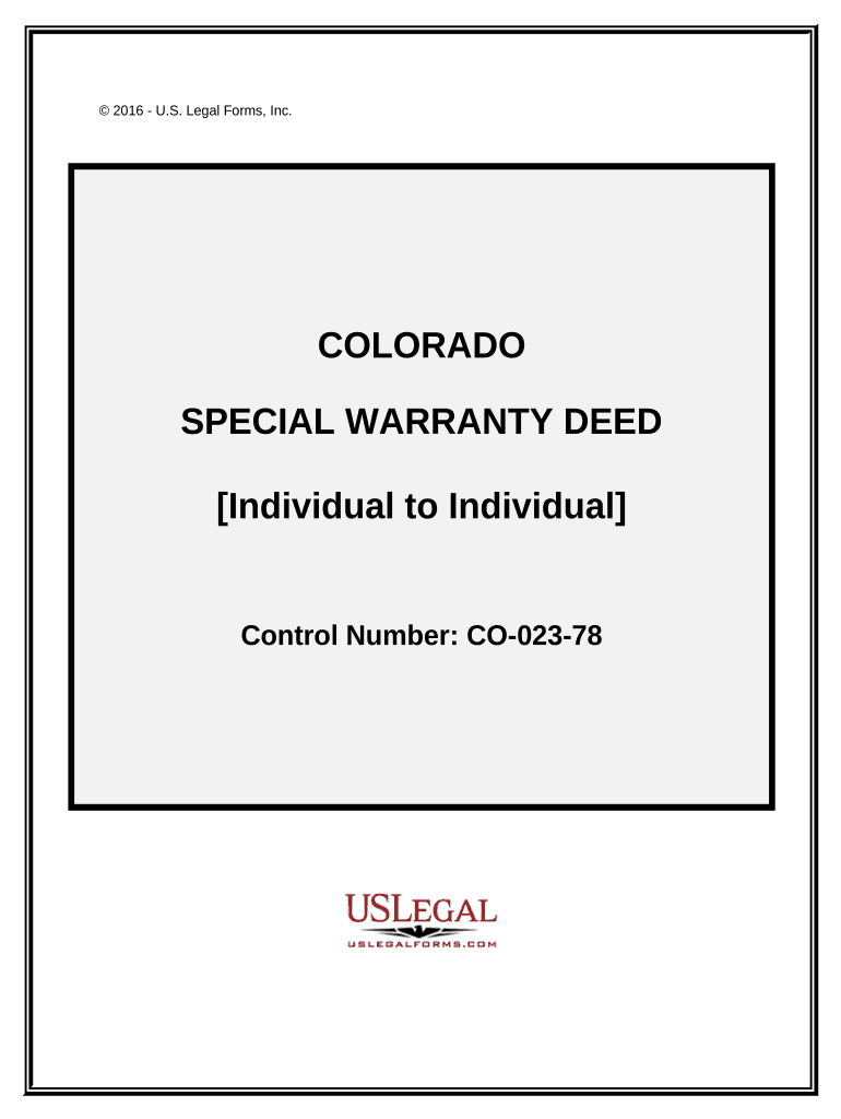 colorado special warranty Preview on Page 1.