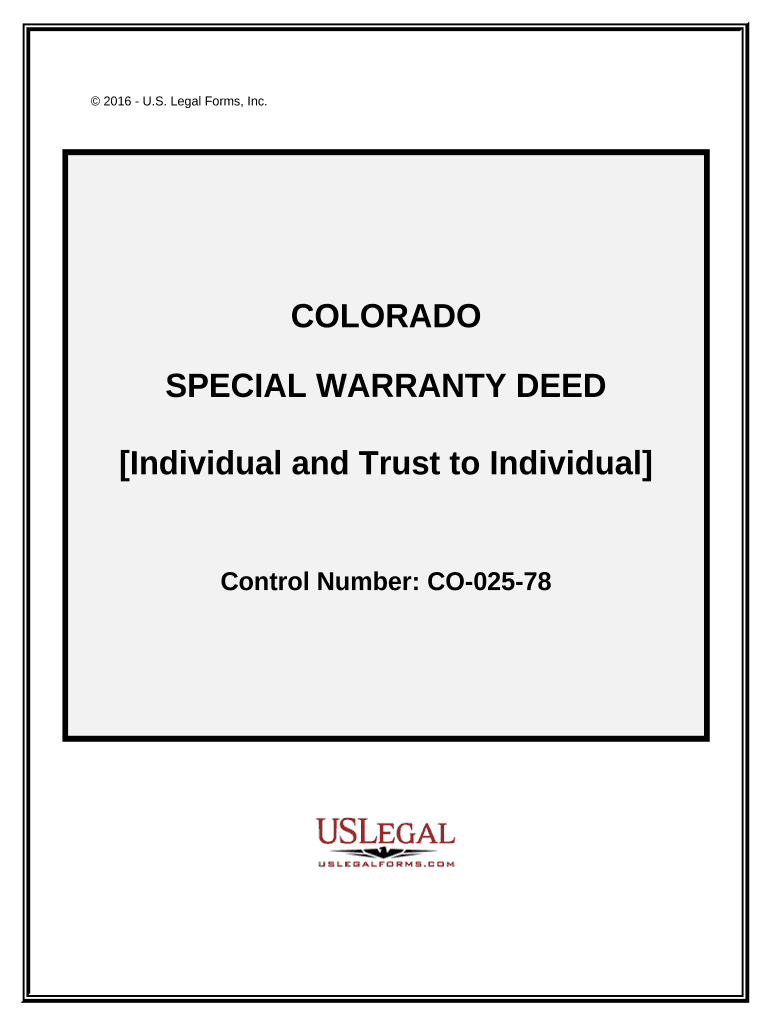 colorado special warranty Preview on Page 1.