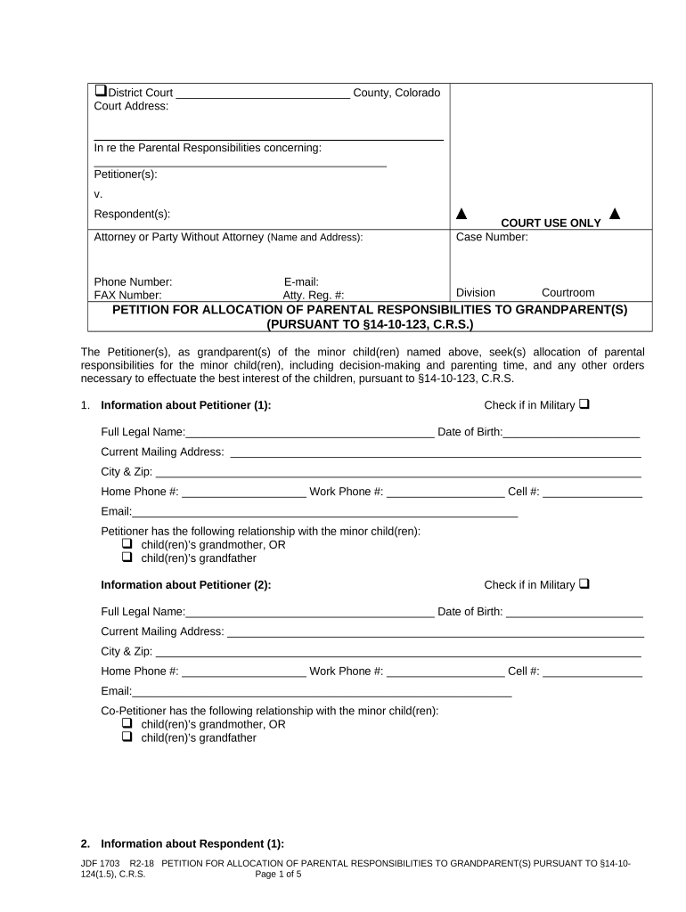 petition parental Preview on Page 1