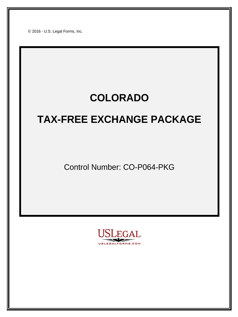 Tax Free Exchange Package - Colorado Preview on Page 1