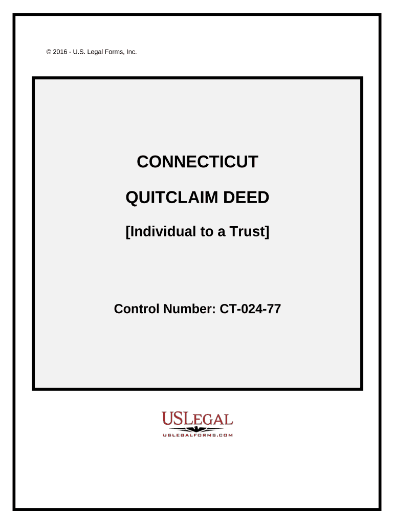 quitclaim deed to trust Preview on Page 1