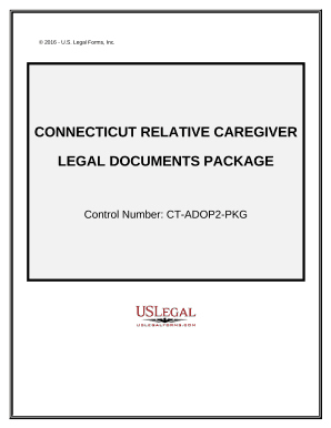 Connecticut Relative Caretaker Legal Documents Package - Connecticut