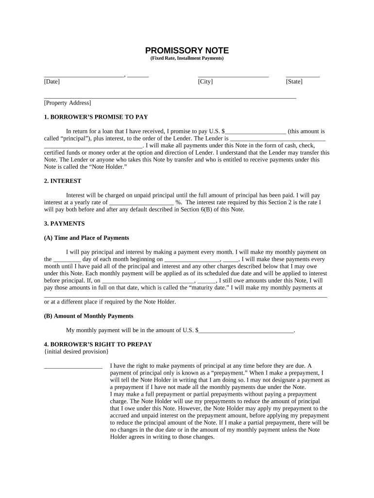 promissory note template connecticut Preview on Page 1