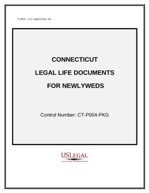 Essential Legal Life Documents for Newlyweds - Connecticut