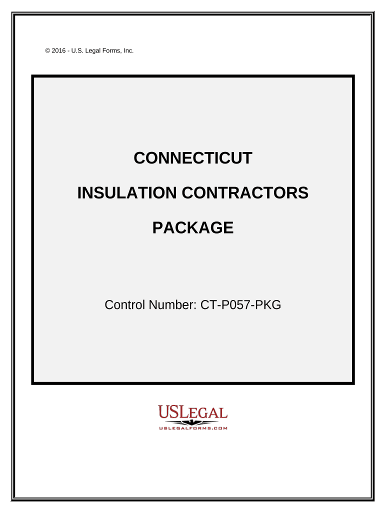 Insulation Contractor Package - Connecticut Preview on Page 1