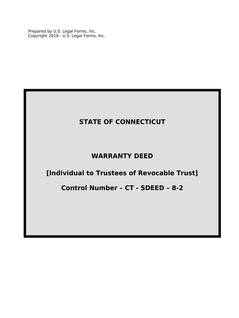 connecticut warranty deed Preview on Page 1
