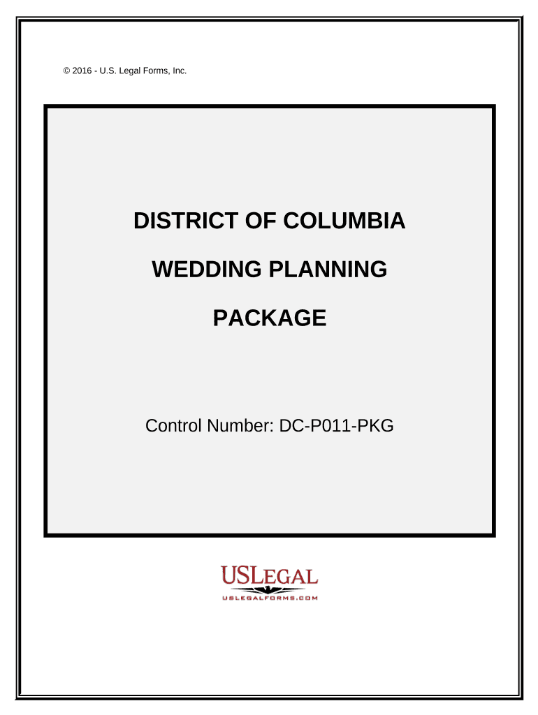 Wedding Planning or Consultant Package - District of Columbia Preview on Page 1