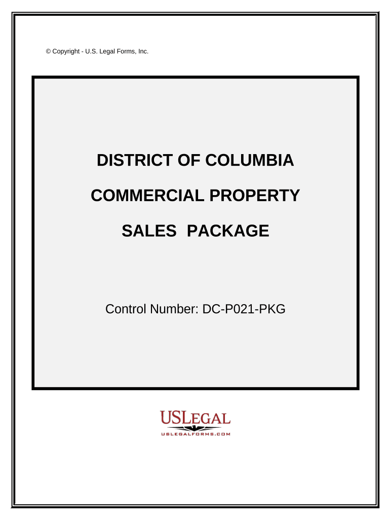 Commercial Property Sales Package - District of Columbia Preview on Page 1