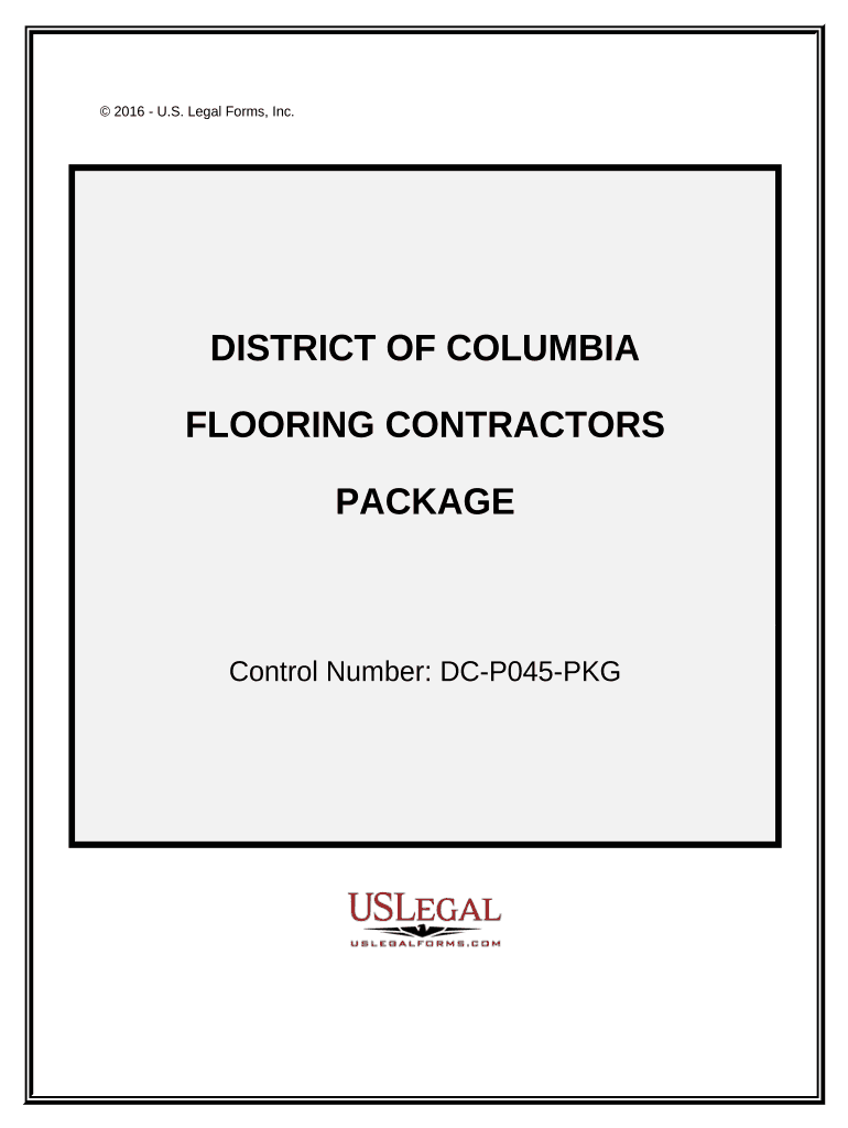 Flooring Contractor Package - District of Columbia Preview on Page 1