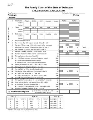 Child Support Calculation Forms DocHub