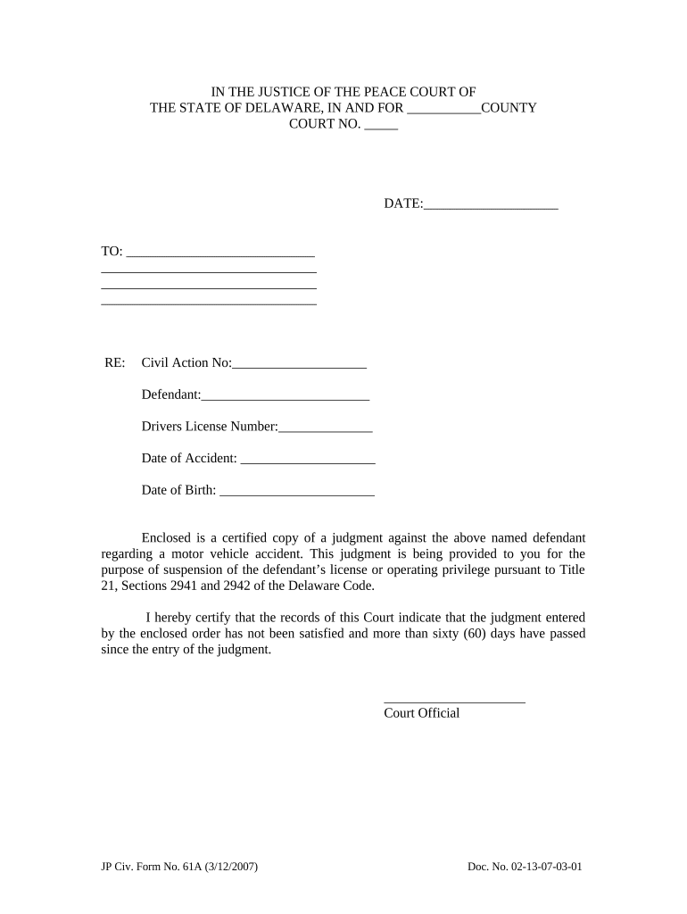 Trespass Letter of Suspension - Delaware Preview on Page 1