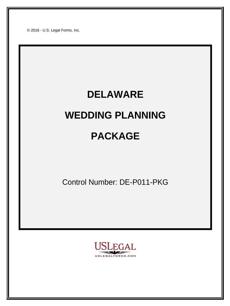 Wedding Planning or Consultant Package - Delaware Preview on Page 1.