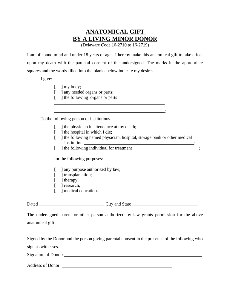 uniform anatomical gift act Preview on Page 1