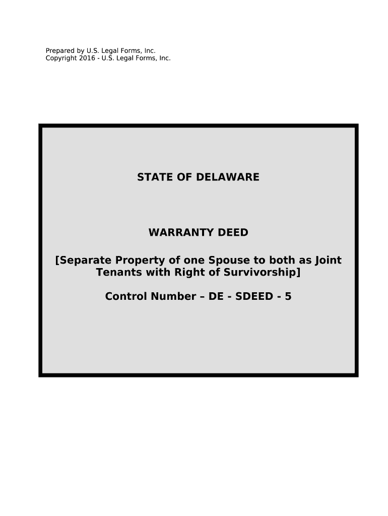 joint tenancy with survivorship warranty deed Preview on Page 1