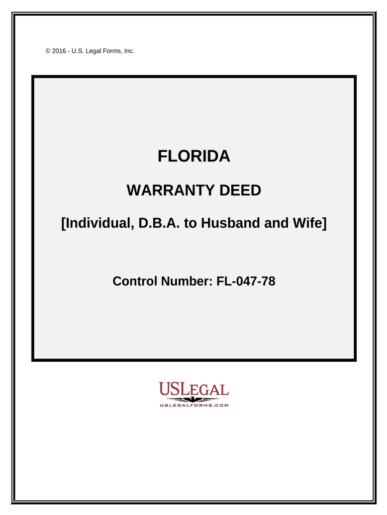 deed husband wife florida Preview on Page 1