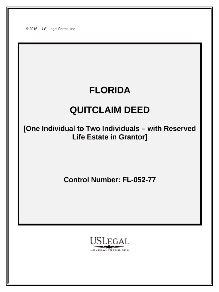 fl quitclaim deed Preview on Page 1