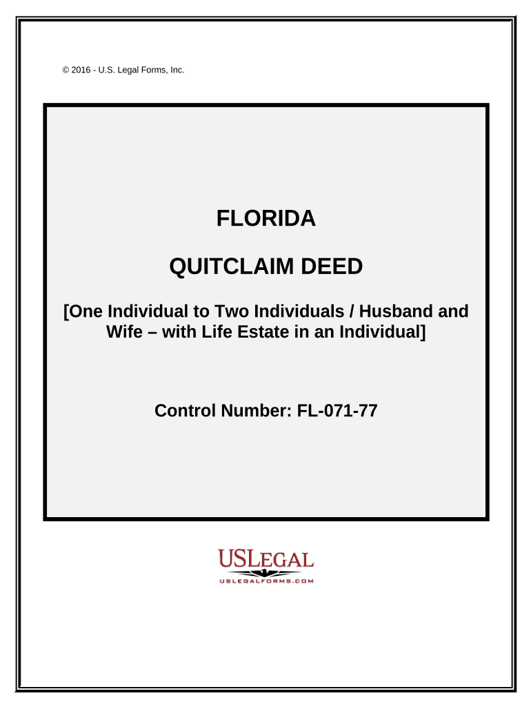 florida quit claim deed pdf Preview on Page 1.