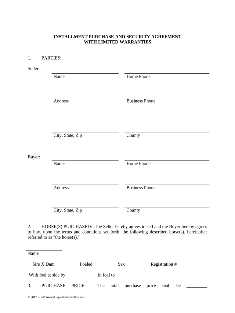 Florida security agreement Fill out & sign online DocHub