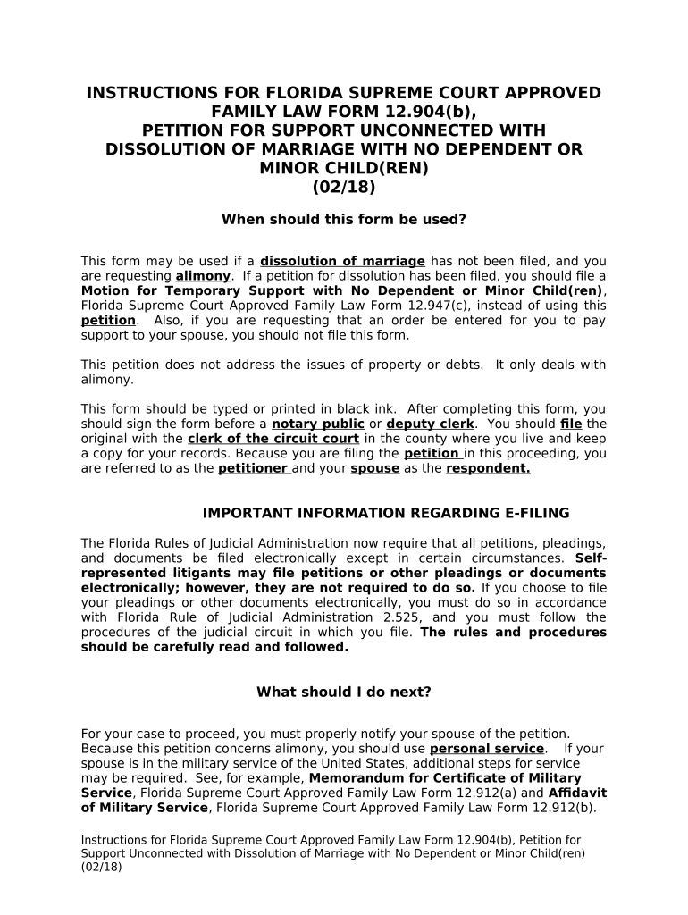 florida petition support Preview on Page 1