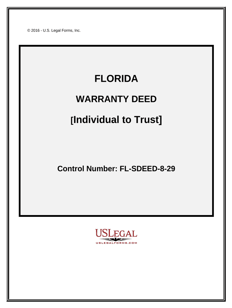 warranty deed trust Preview on Page 1