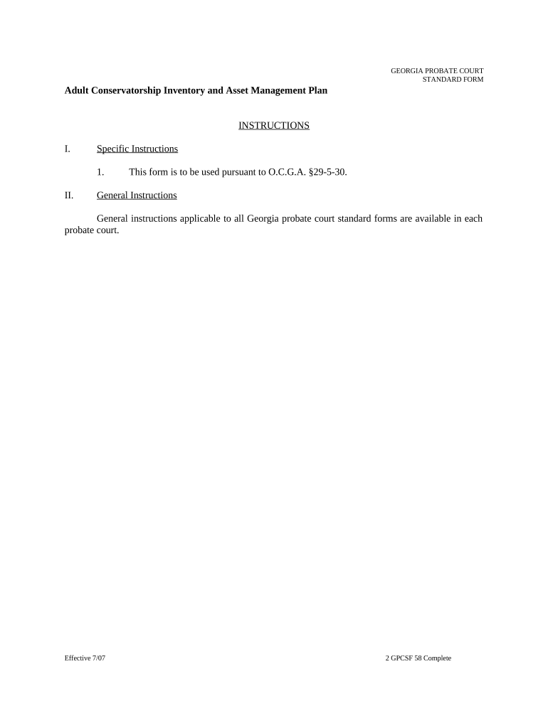 georgia conservatorship Preview on Page 1